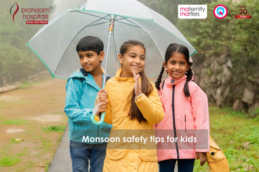 Monsoon safety tips for kids